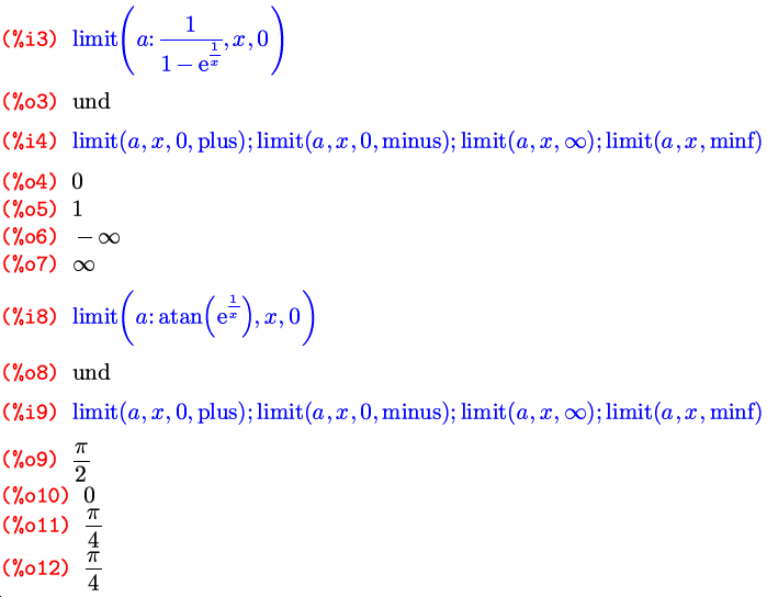 Работа с выражениями и уравнениями в прикладной компьютерной программе maxima